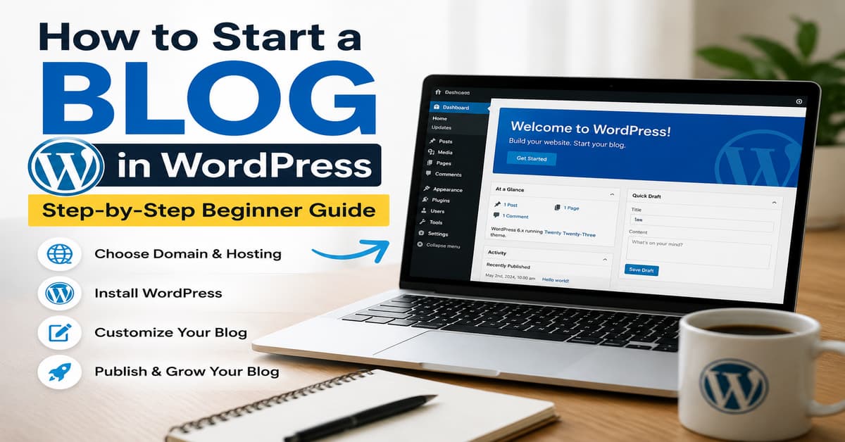 How to Start a Blog in WordPress Step by Step Beginner Guide