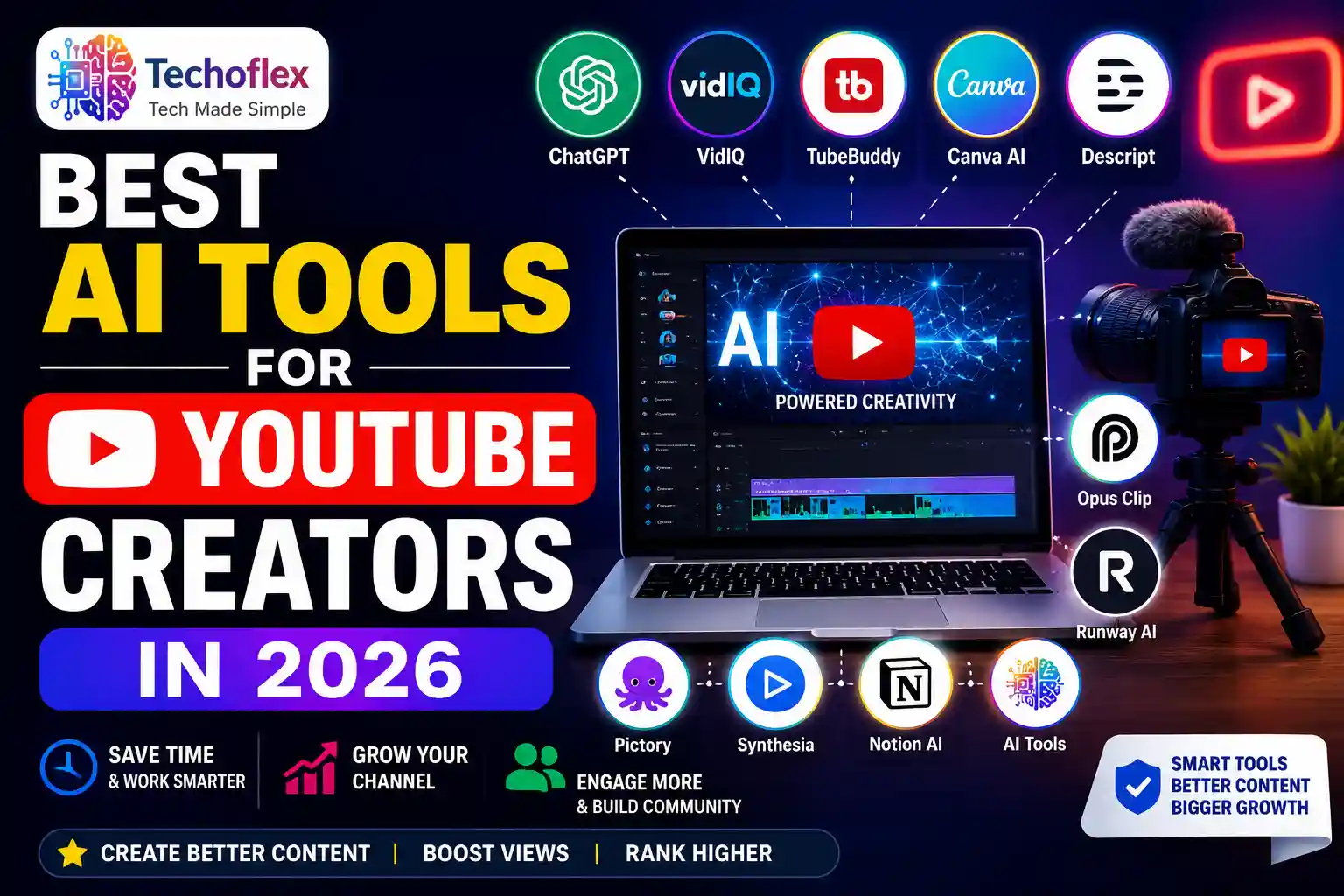 best-ai-tools-for-youtube-creators-2026-techoflex.webp